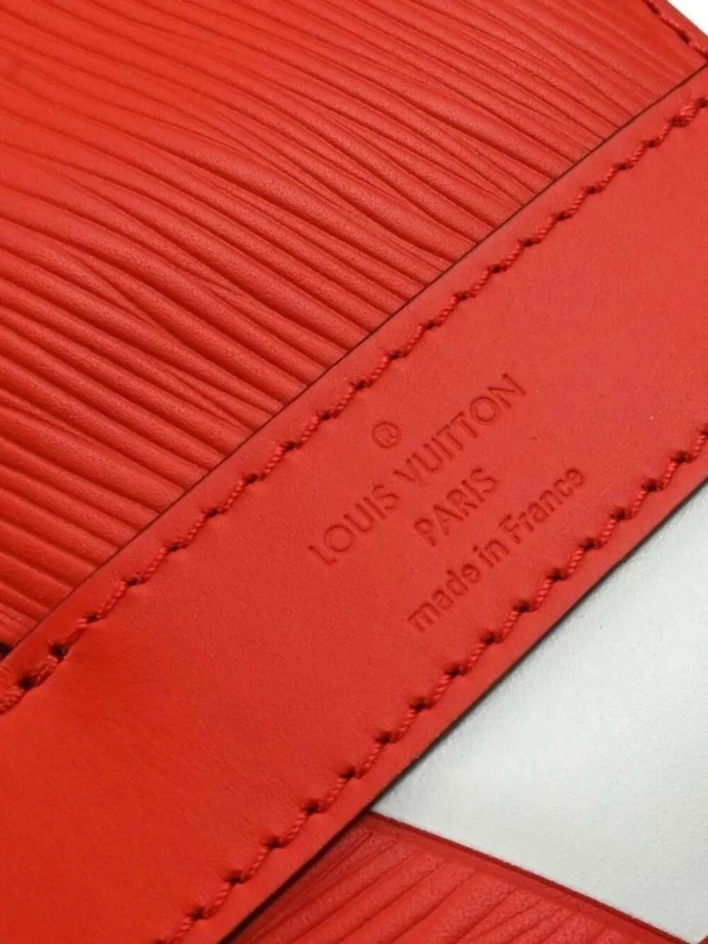 Louis Vuitton Red White Epi Apollo